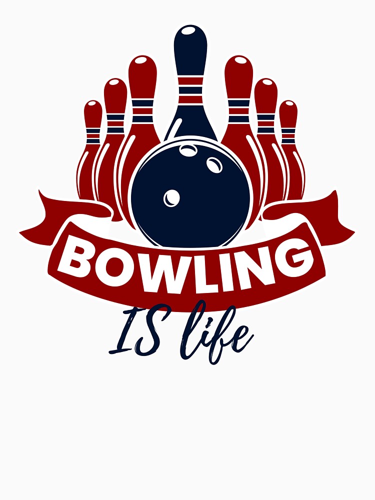 Bowling is life by Aminesnip - Adult & Kids T-Shirts, Sweatshirts & Hoodies apparel design preview 3