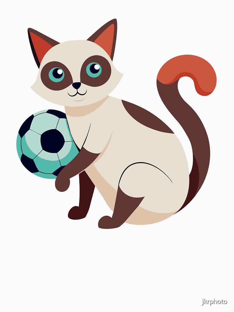 Soccer cat by jkrphoto - Adult & Kids T-Shirts, Sweatshirts & Hoodies apparel design preview 3