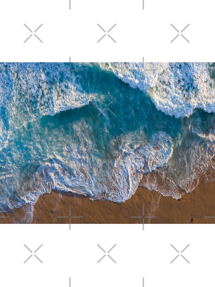 Blue ocean waves by Ocean-World - Adult & Kids T-Shirts, Sweatshirts & Hoodies apparel design preview 3