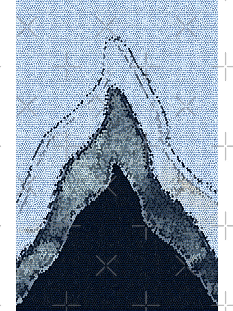 The Blue Mountain by Jane Holloway - Adult & Kids T-Shirts, Sweatshirts & Hoodies apparel design preview 3