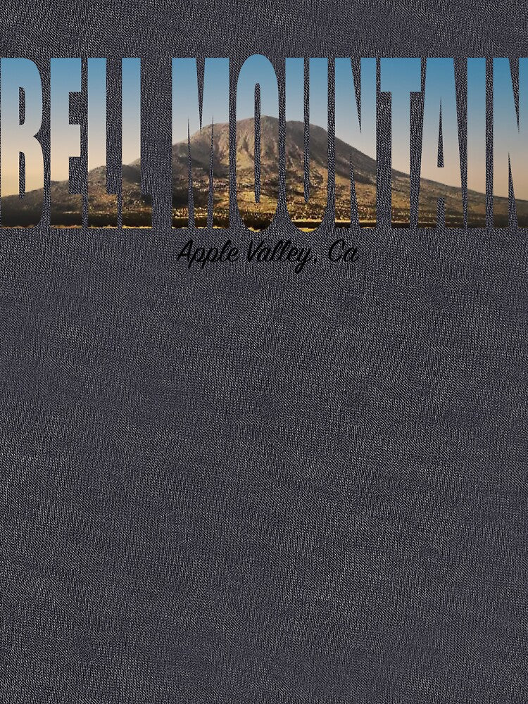 Bell Mountain Black Letters by quietmoments - Adult & Kids T-Shirts, Sweatshirts & Hoodies apparel design preview 3