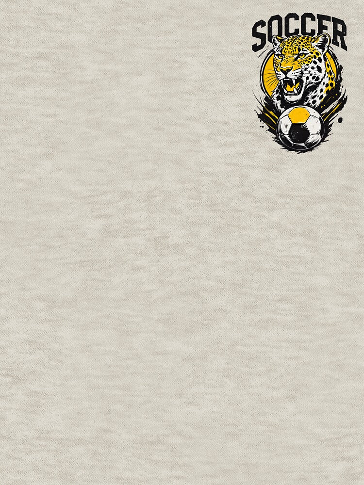 Vintage Roaring Jaguar Soccer Bold Leopard Football - Adult & Kids T-Shirts, Sweatshirts & Hoodies apparel design preview 3