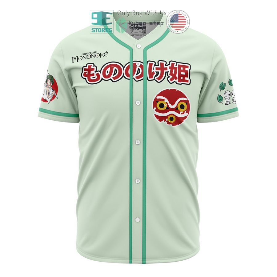 BEST Raging Princess Mononoke Studio Ghibli Baseball Jersey baseball jersey product view 1