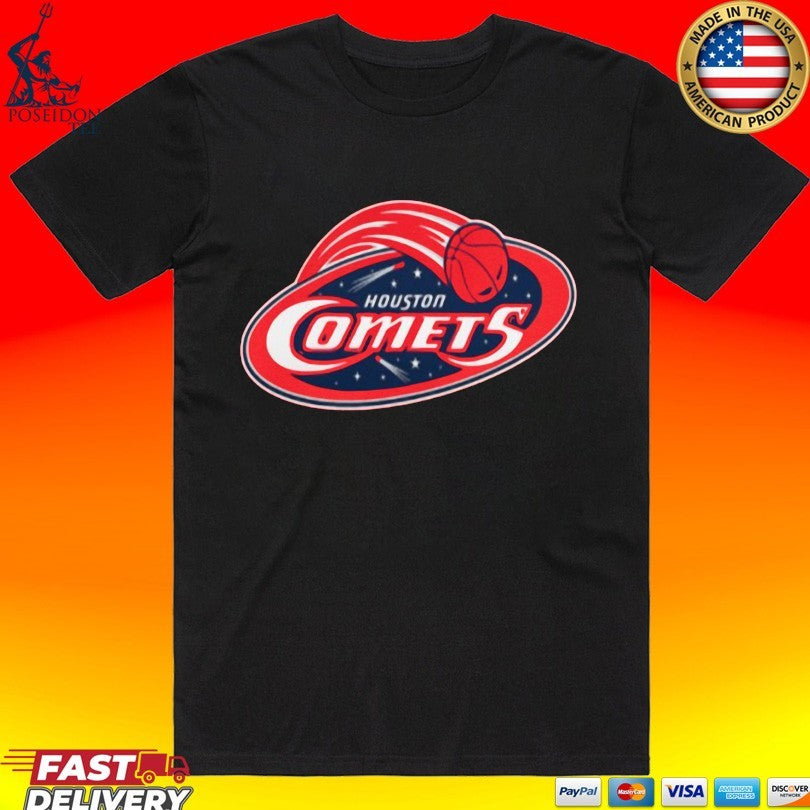 Red Vanvleet Rockin A Houston Comets T-shirt Unisex T-shirt, Sweatshirt, Hoodie, Long Sleeve Tee - T-Shirt, Sweatshirt, Hoodie