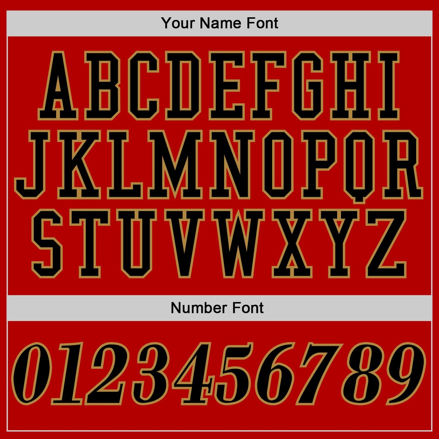 Custom Red Black-Old Gold Authentic Baseball Jersey baseball jersey product view 5