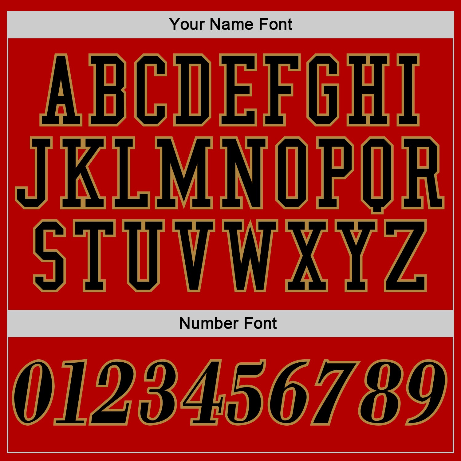 Custom Red Black-Old Gold Authentic Baseball Jersey baseball jersey product view 5