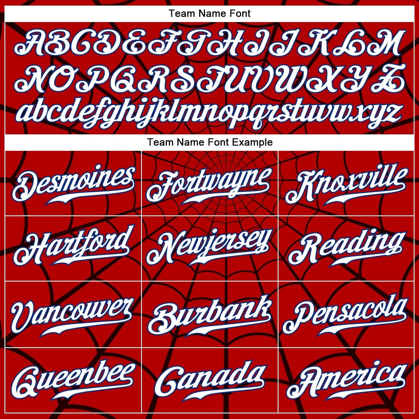 Custom Red White-Royal 3D Pattern Design Spider Web Authentic Baseball Jersey baseball jersey product view 4