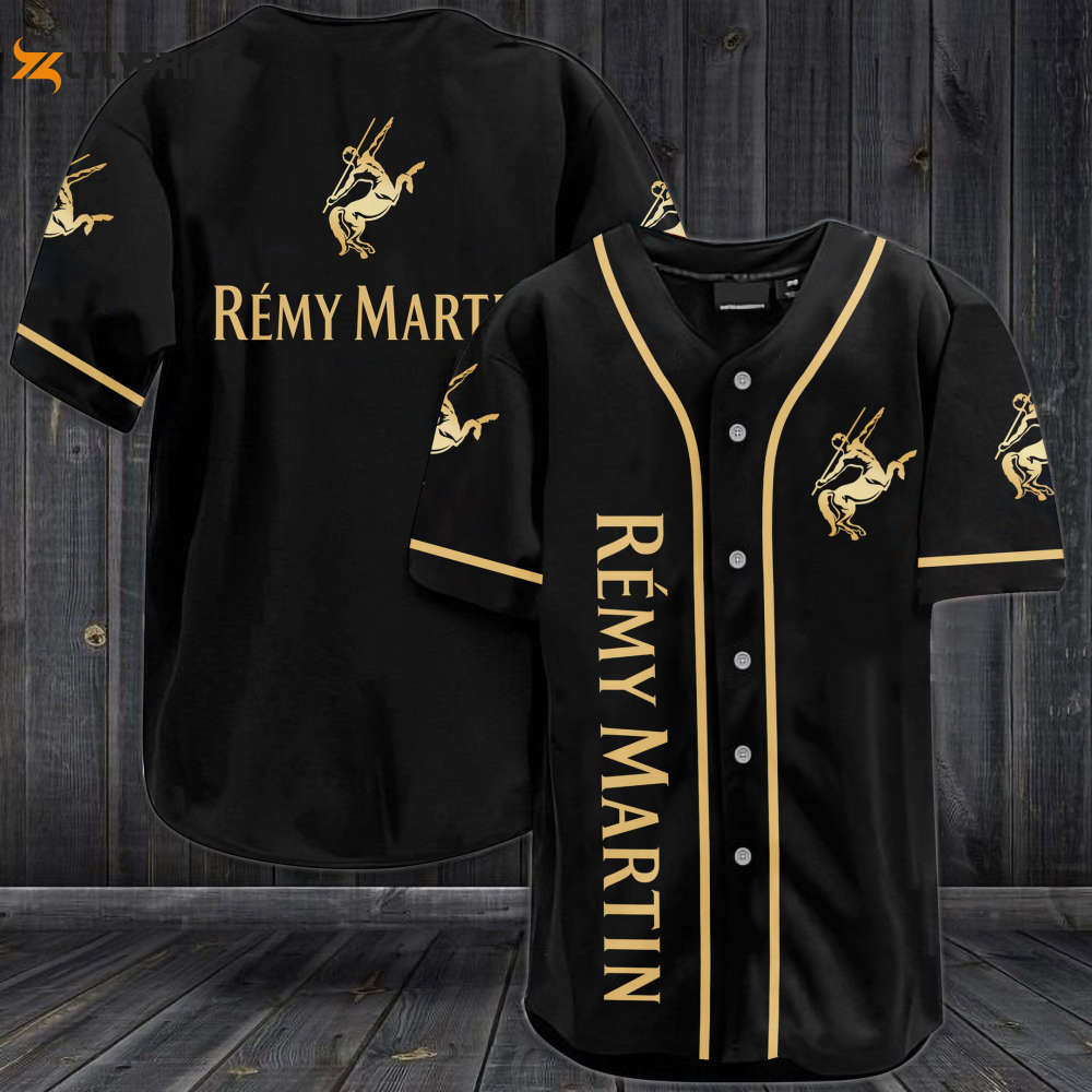 Remy Martin Baseball Jersey - lylyprint.com baseball jersey product view 1