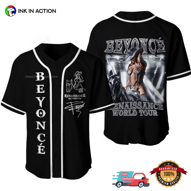 Renaissance World Tour, Beyonce Baseball Jersey Shirt baseball jersey product view 1