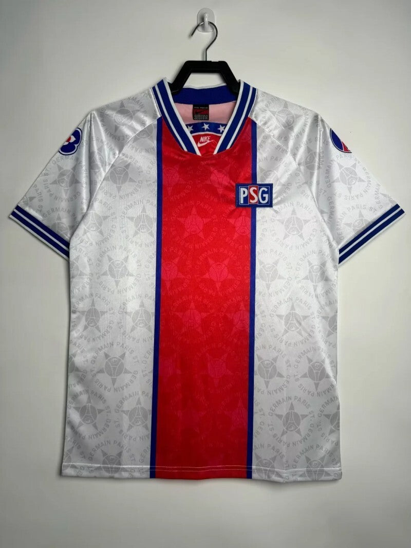 retro 94-95 parissg away soccer jersey size s-2xl Style 2 sports jersey product view 1