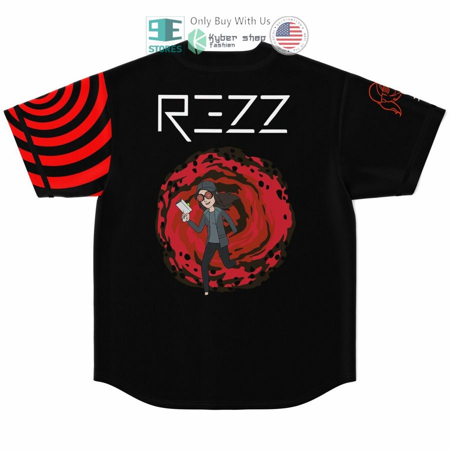 BEST Rezz Rave Daddy black red Baseball Jersey baseball jersey product view 1