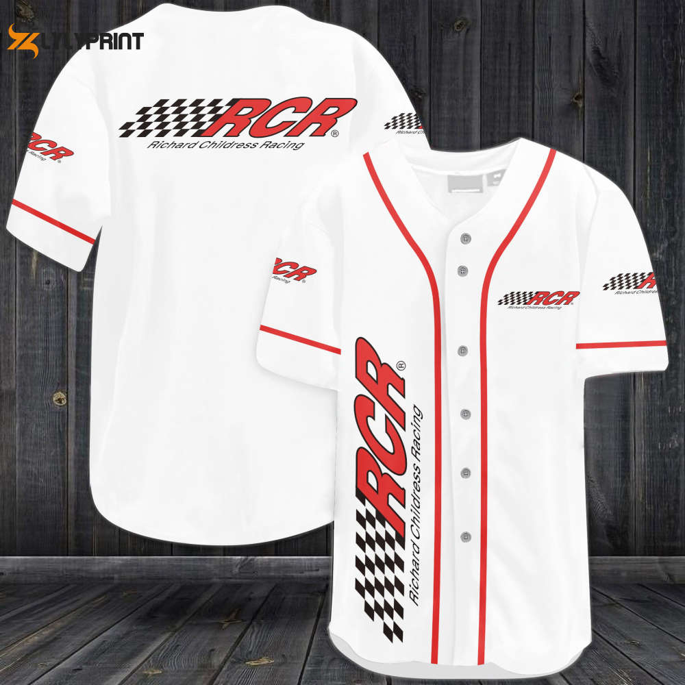 Richard Childress Racing Baseball Jersey - Gift for Men Women - lylyprint.com baseball jersey product view 1