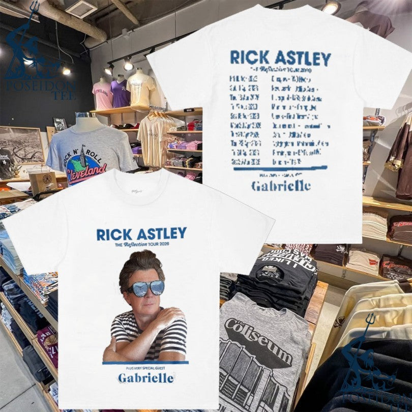 Rick Astley The Reflection Tour 2026 T-shirt Unisex T-shirt, Sweatshirt, Hoodie, Long Sleeve Tee - T-Shirt, Sweatshirt, Hoodie