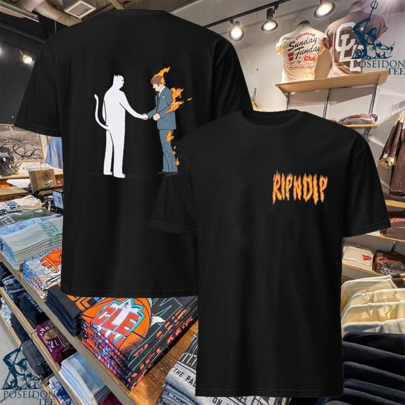 Ripndip Burn Black Wash T-shirt Unisex T-shirt, Sweatshirt, Hoodie, Long Sleeve Tee - T-Shirt, Sweatshirt, Hoodie