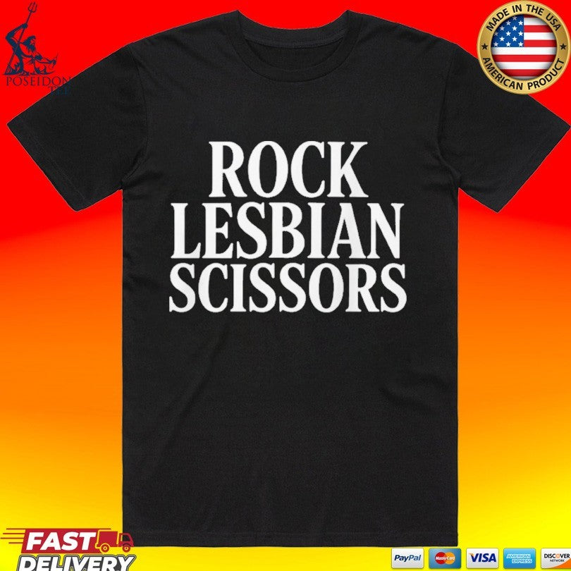 Rock Lesbian Scissors T-shirt Unisex T-shirt, Sweatshirt, Hoodie, Long Sleeve Tee - T-Shirt, Sweatshirt, Hoodie