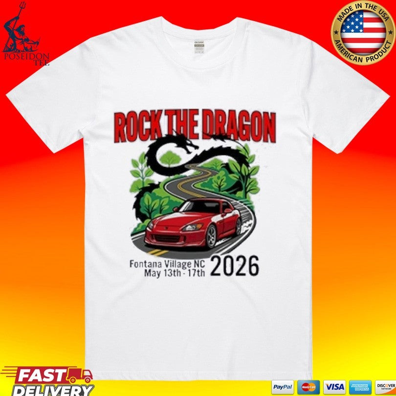 Rock The Dragon Fontana Village Nc 2026 T-shirt Unisex T-shirt, Sweatshirt, Hoodie, Long Sleeve Tee - T-Shirt, Sweatshirt, Hoodie