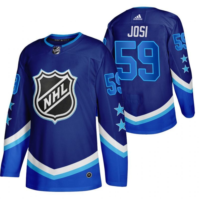 roman-josi-men-2022-all-star-western-blue-jersey Style 2 Hockey Jersey hockey jersey product view 1