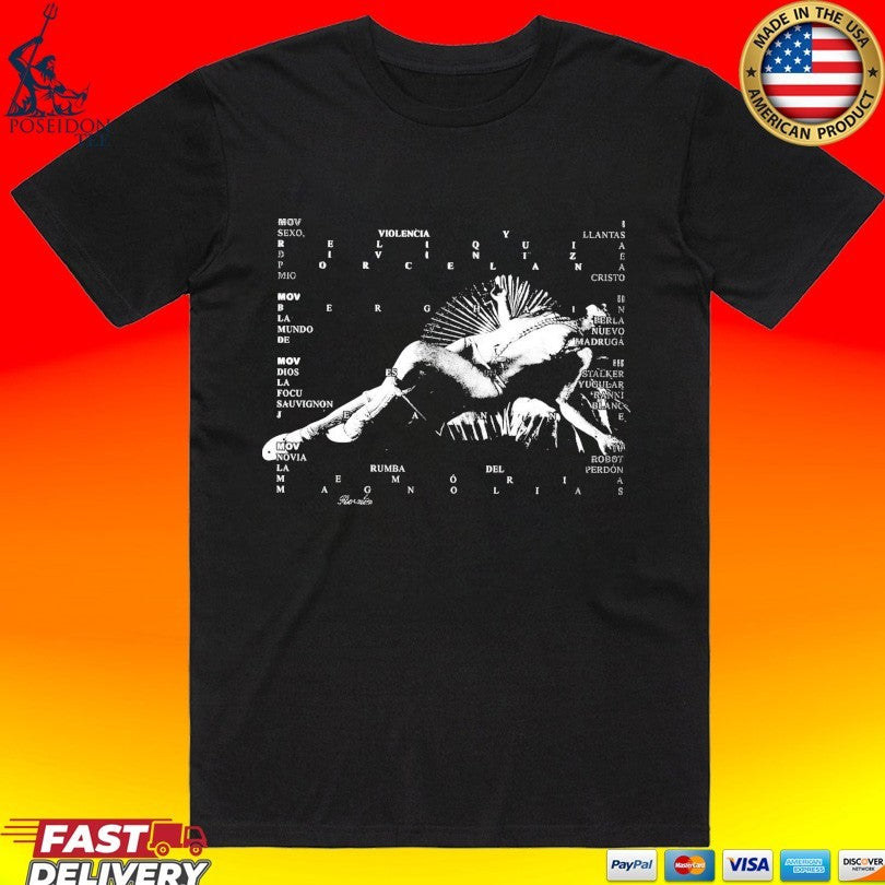 Rosalia LUX Tracklist T-shirt Unisex T-shirt, Sweatshirt, Hoodie, Long Sleeve Tee - T-Shirt, Sweatshirt, Hoodie