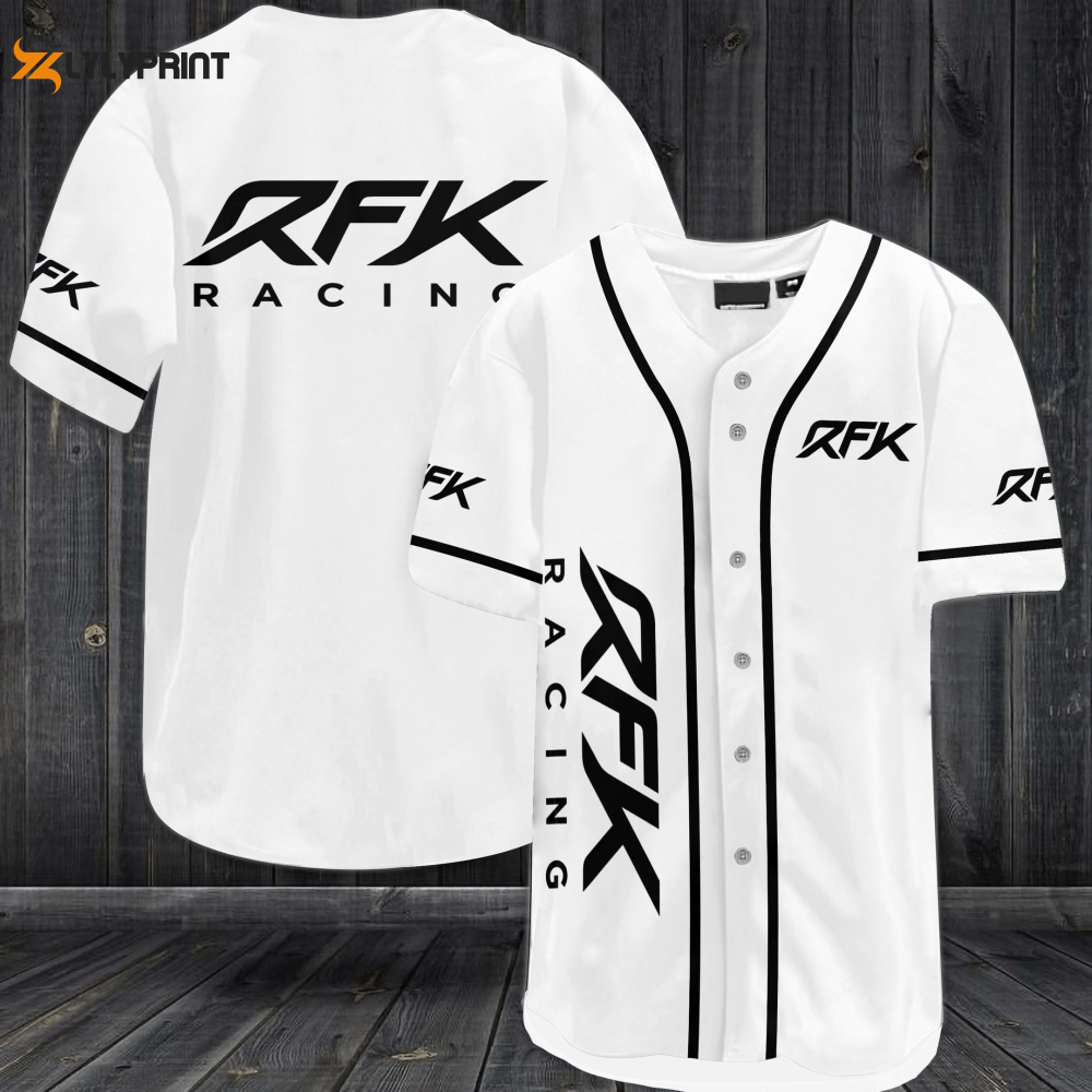 Roush Fenway Racing Baseball Jersey - lylyprint.com baseball jersey product view 1