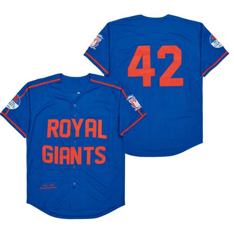 royal giants #42 Baseball Jersey baseball jersey product view 1