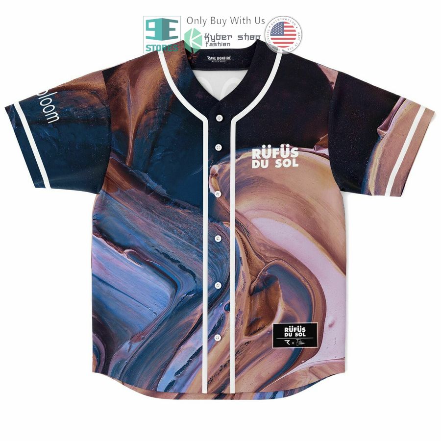 BEST Rufus Du Sol Bloom 16 Baseball Jersey baseball jersey product view 1