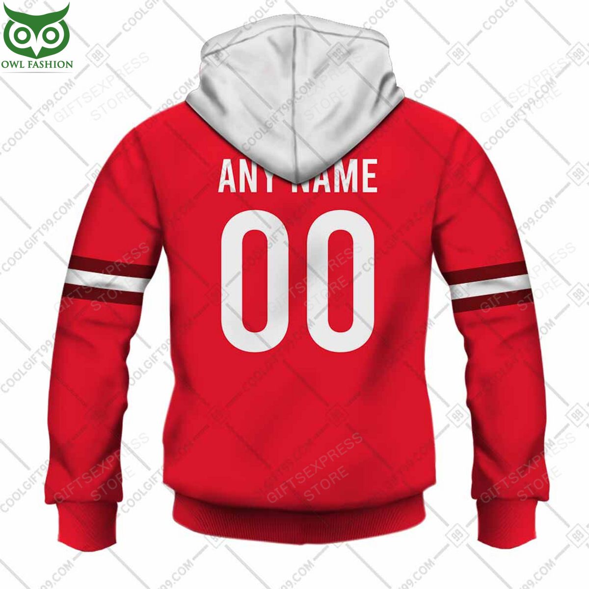 Rugby World Cup Wales Home Jersey Personalized 3D Hoodie Tshirt sports jersey product view 3
