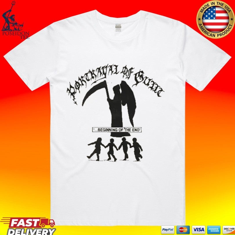 Run For Cover Records Portrayal Of Guilt Beginning Of The End T-shirt Unisex T-shirt, Sweatshirt, Hoodie, Long Sleeve Tee - T-Shirt, Sweatshirt, Hoodie