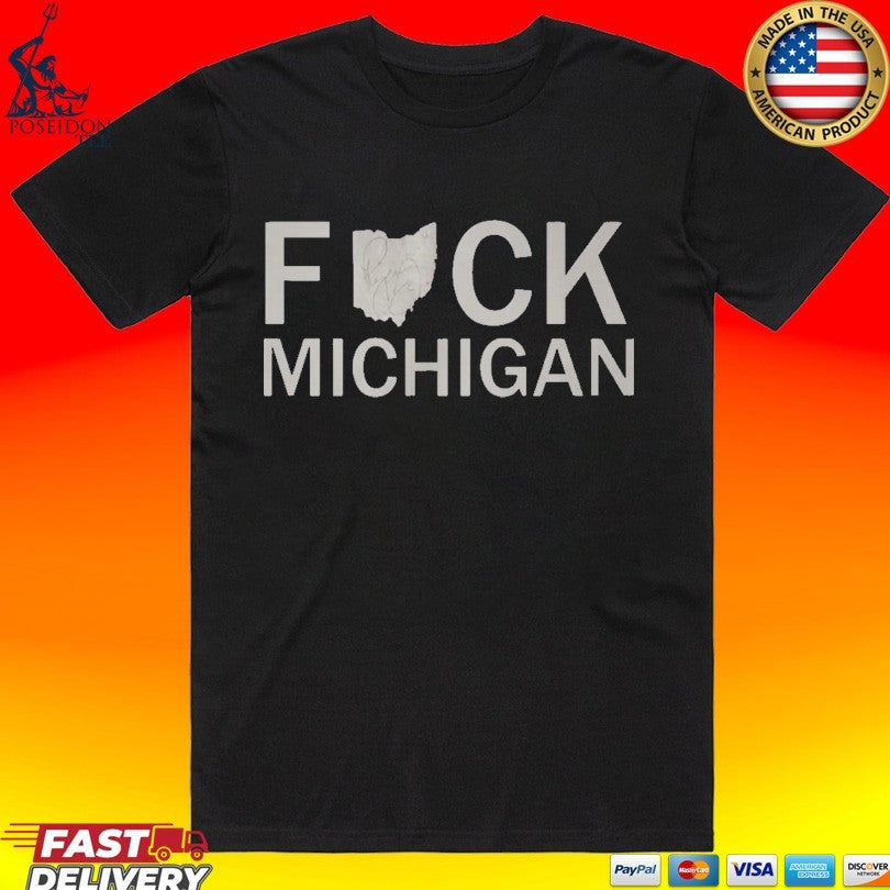 Ryan Day Fuck Michigan T-shirt Unisex T-shirt, Sweatshirt, Hoodie, Long Sleeve Tee - T-Shirt, Sweatshirt, Hoodie