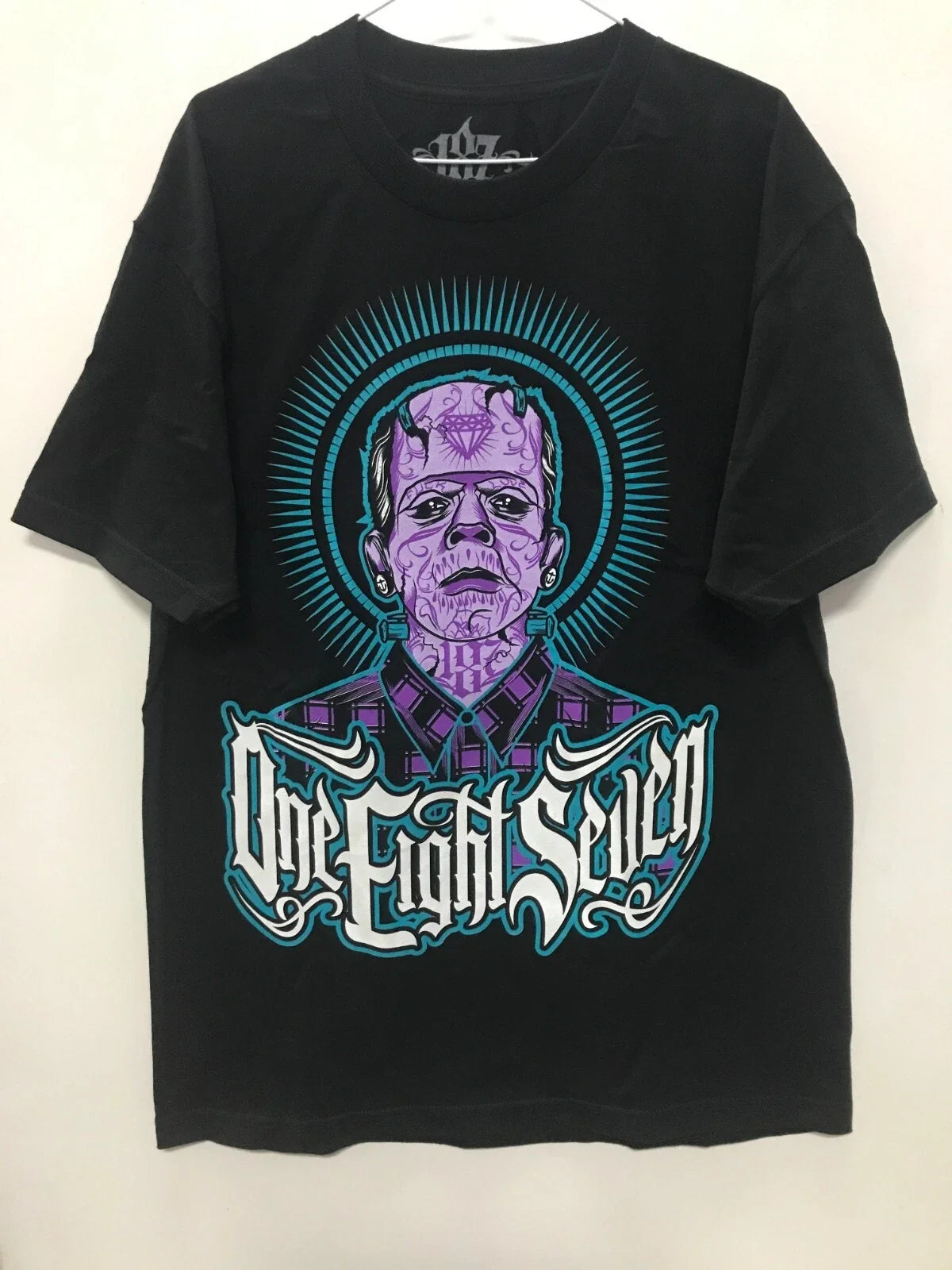 187 Inc Men's T-Shirt " Frankie Purple" -- Black Unisex T-shirt, Sweatshirt, Hoodie, Long Sleeve Tee - T-Shirt, Sweatshirt, Hoodie