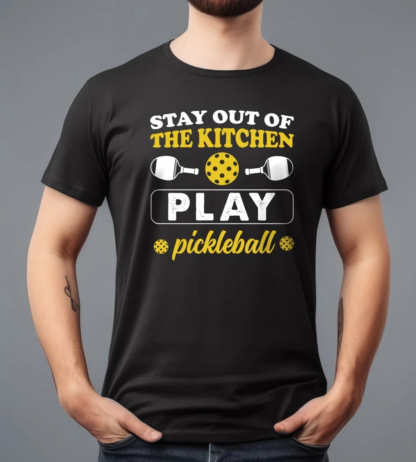 Trendy Pickleball T-shirt (All Sizes) Unisex T-shirt, Sweatshirt, Hoodie, Long Sleeve Tee - T-Shirt, Sweatshirt, Hoodie