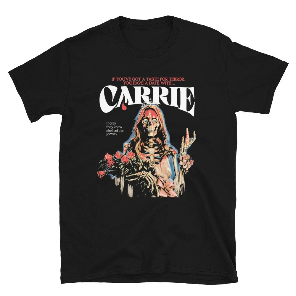 CARRIE - Unisex T-Shirt 1976 Horror Movies Supernatural Halloween C@@L!! Unisex T-shirt, Sweatshirt, Hoodie, Long Sleeve Tee - T-Shirt, Sweatshirt, Hoodie