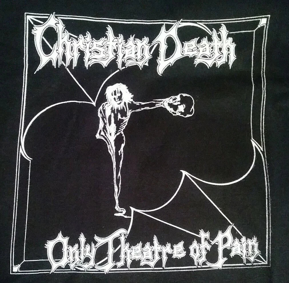 XL CHRISTIAN DEATH theatre of pain og Rozz Williams Art T-Shirt  goth punk Unisex T-shirt, Sweatshirt, Hoodie, Long Sleeve Tee - T-Shirt, Sweatshirt, Hoodie