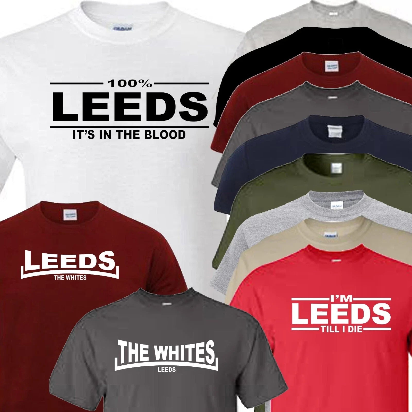 Leeds football t shirt the whites novelty fathers day gift Christmas present Unisex T-shirt, Sweatshirt, Hoodie, Long Sleeve Tee - T-Shirt, Sweatshirt, Hoodie