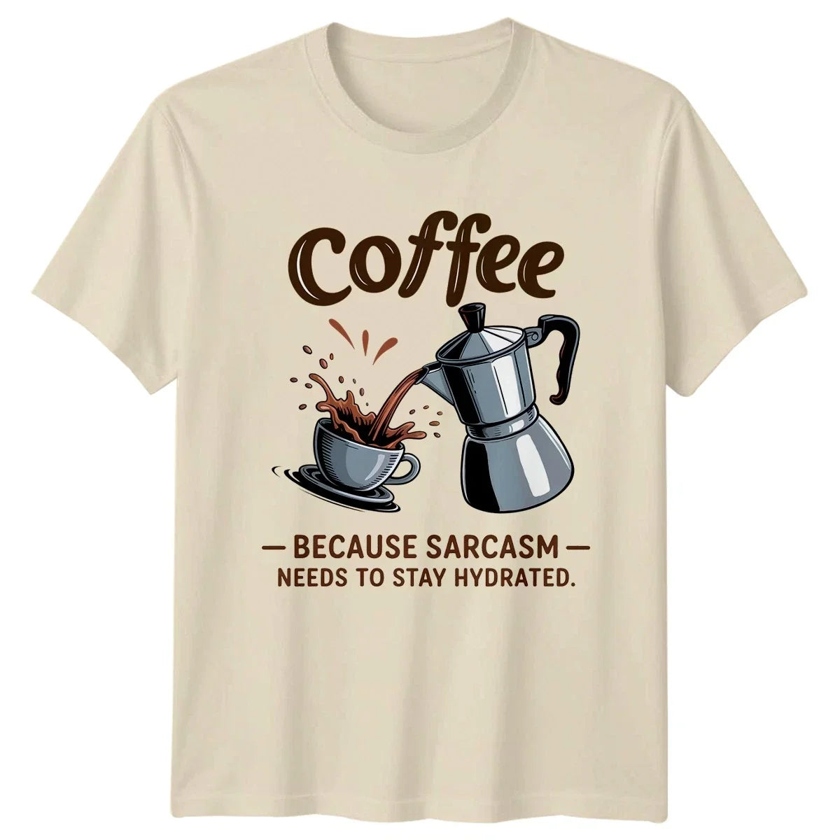 Coffee Because Sarcasm Mens T-Shirt Coffee Gift For Him Unisex T-shirt, Sweatshirt, Hoodie, Long Sleeve Tee - T-Shirt, Sweatshirt, Hoodie
