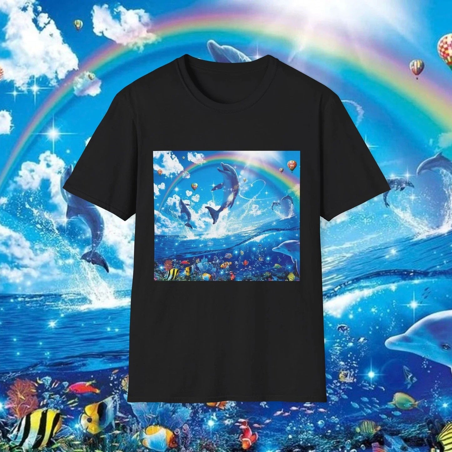 I Just Wanna Be Part Of Your Symphony Meme Dolphin Unisex Softstyle T-Shirt Unisex T-shirt, Sweatshirt, Hoodie, Long Sleeve Tee - T-Shirt, Sweatshirt, Hoodie
