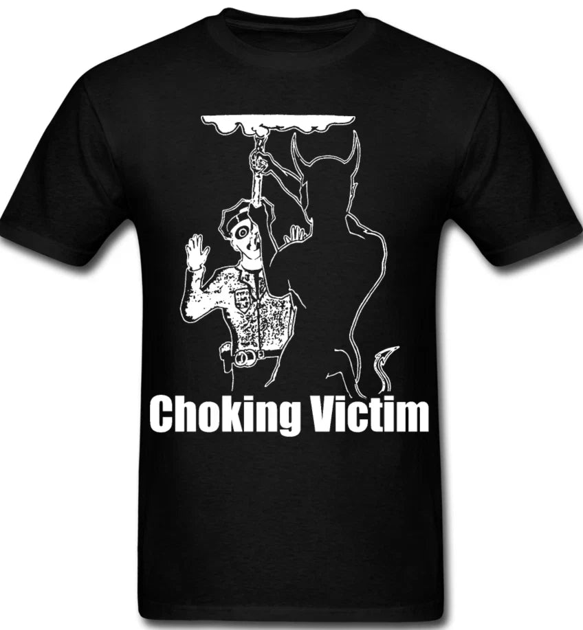 Choking Victim T shirt Hardcore Punk Rock Ska Anarcho Unisex T-shirt, Sweatshirt, Hoodie, Long Sleeve Tee - T-Shirt, Sweatshirt, Hoodie