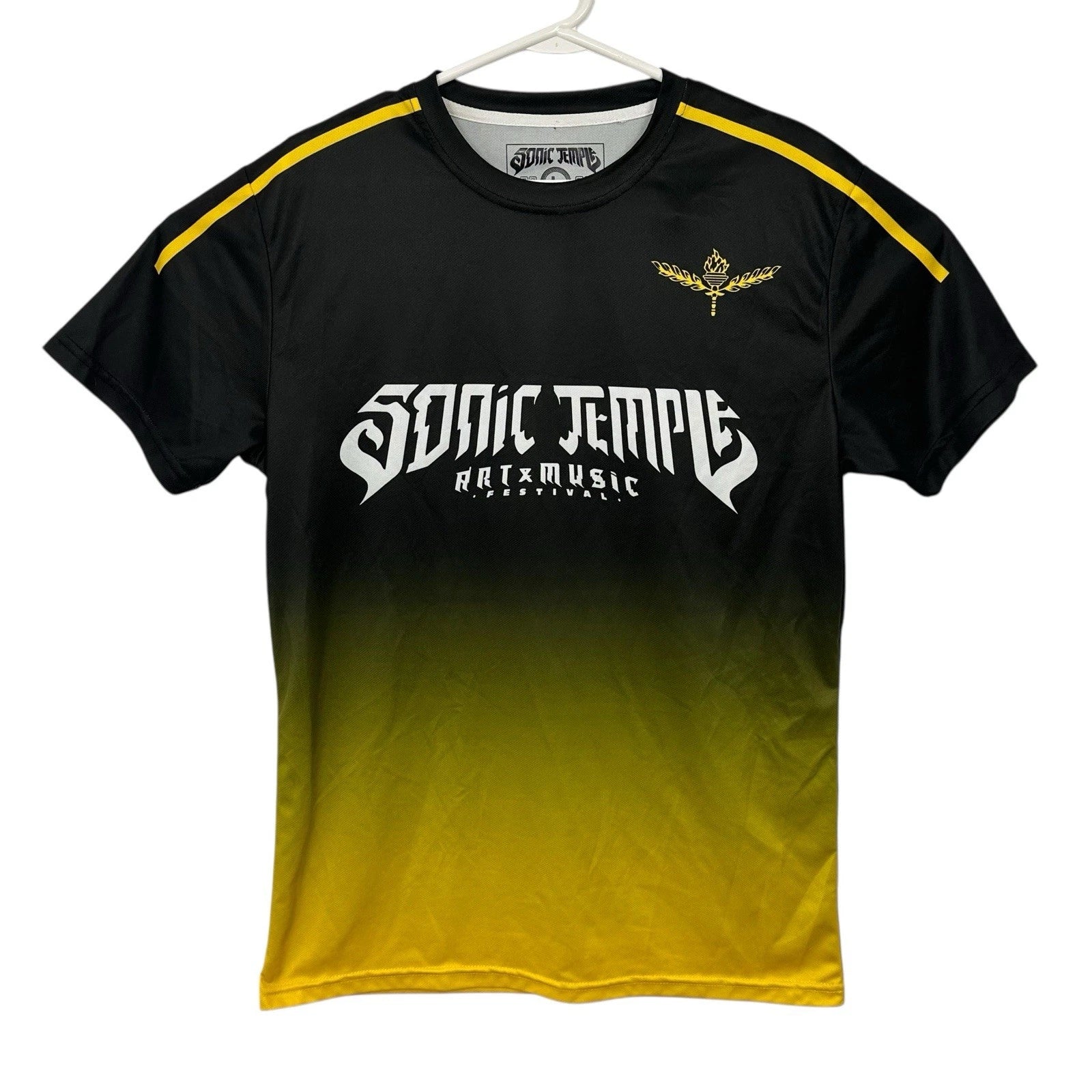 Sonic Temple Soccer Jersey Columbus Crew Style 2024 Mens Size Large Black Yellow Unisex T-shirt, Sweatshirt, Hoodie, Long Sleeve Tee - T-Shirt, Sweatshirt, Hoodie