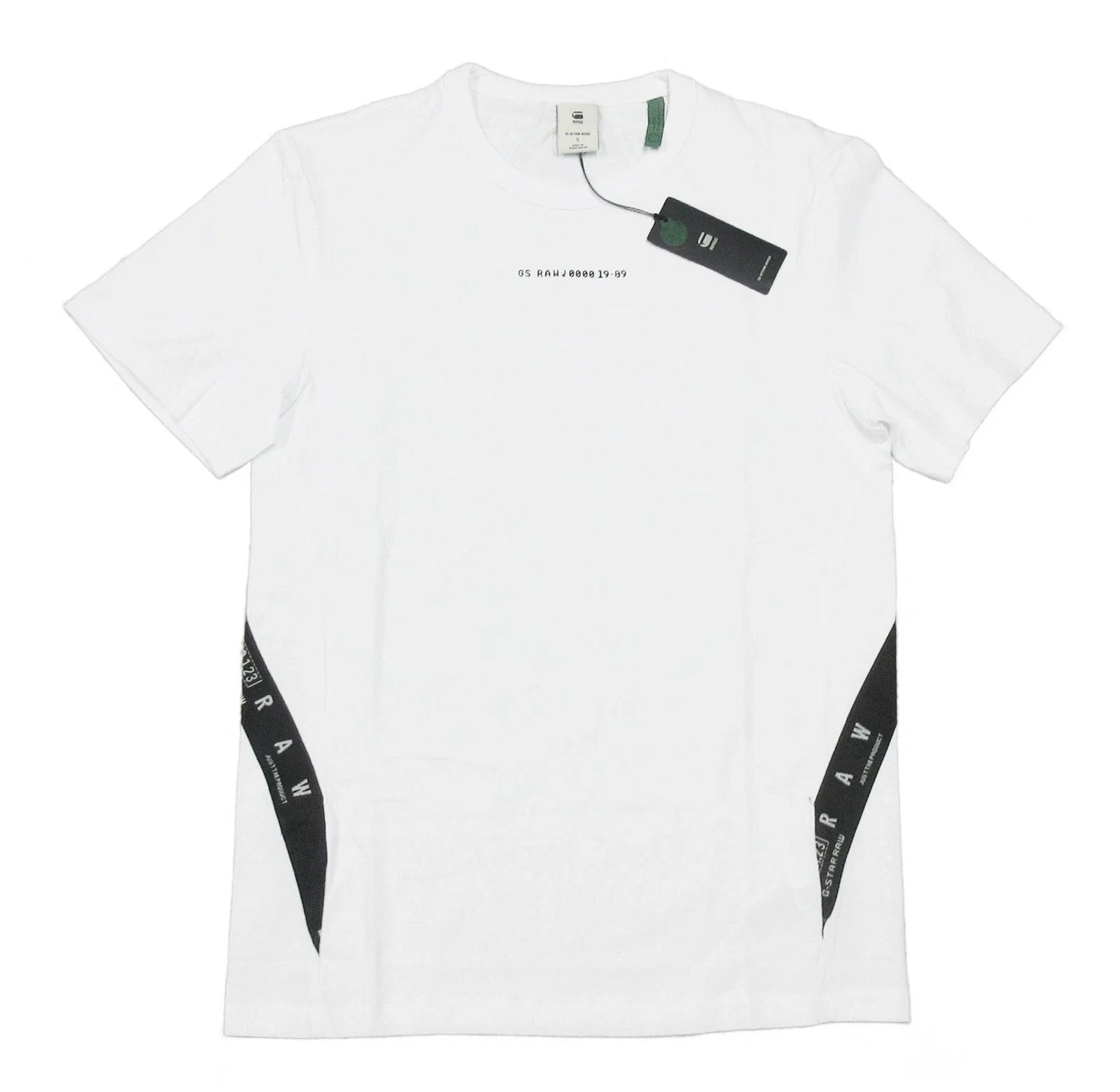G-Star RAW Men's White Sport A Tape Regular Fit Short Sleeve T-Shirt Unisex T-shirt, Sweatshirt, Hoodie, Long Sleeve Tee - T-Shirt, Sweatshirt, Hoodie