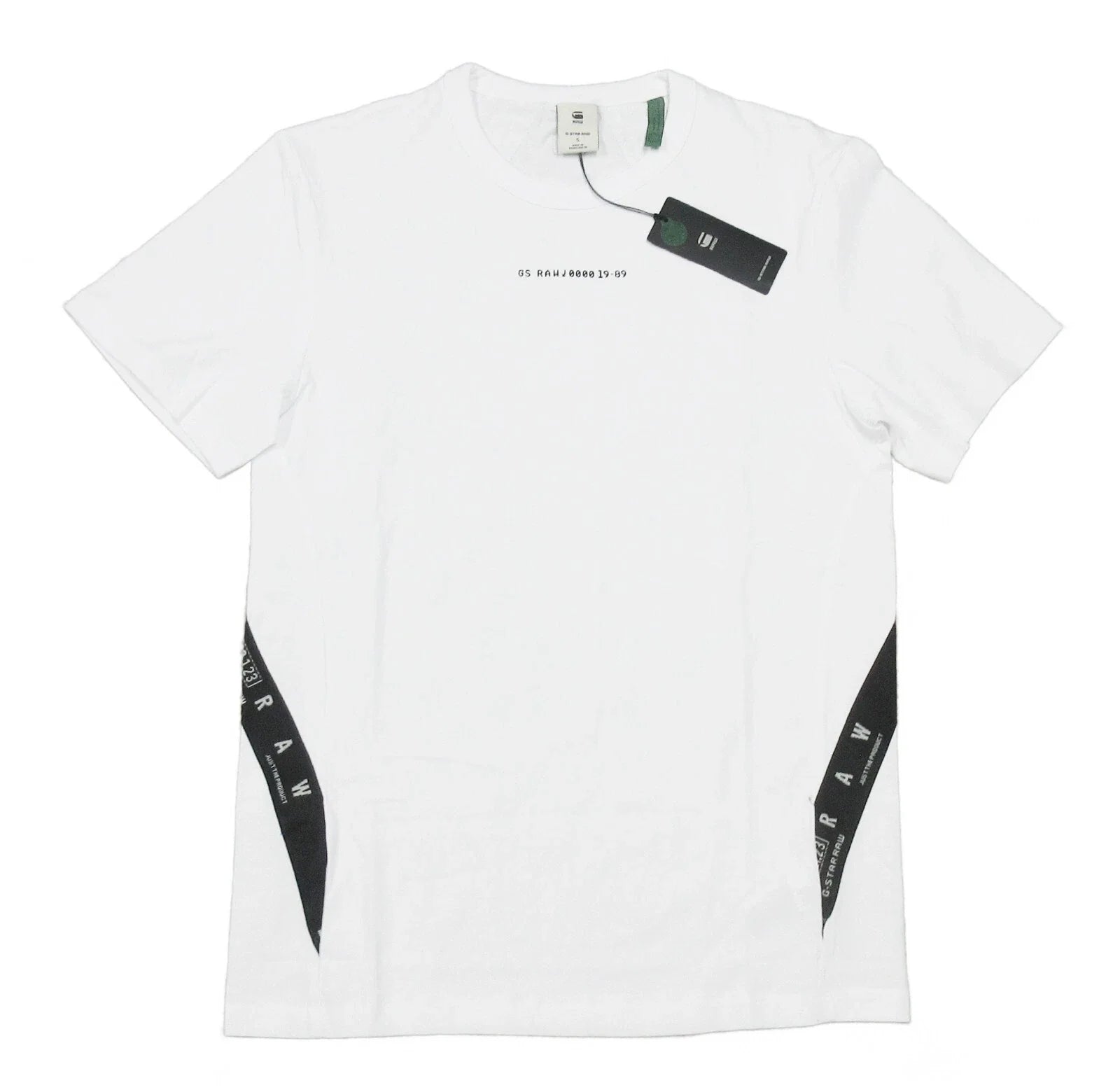 G-Star RAW Men's White Sport A Tape Regular Fit Short Sleeve T-Shirt Unisex T-shirt, Sweatshirt, Hoodie, Long Sleeve Tee - T-Shirt, Sweatshirt, Hoodie
