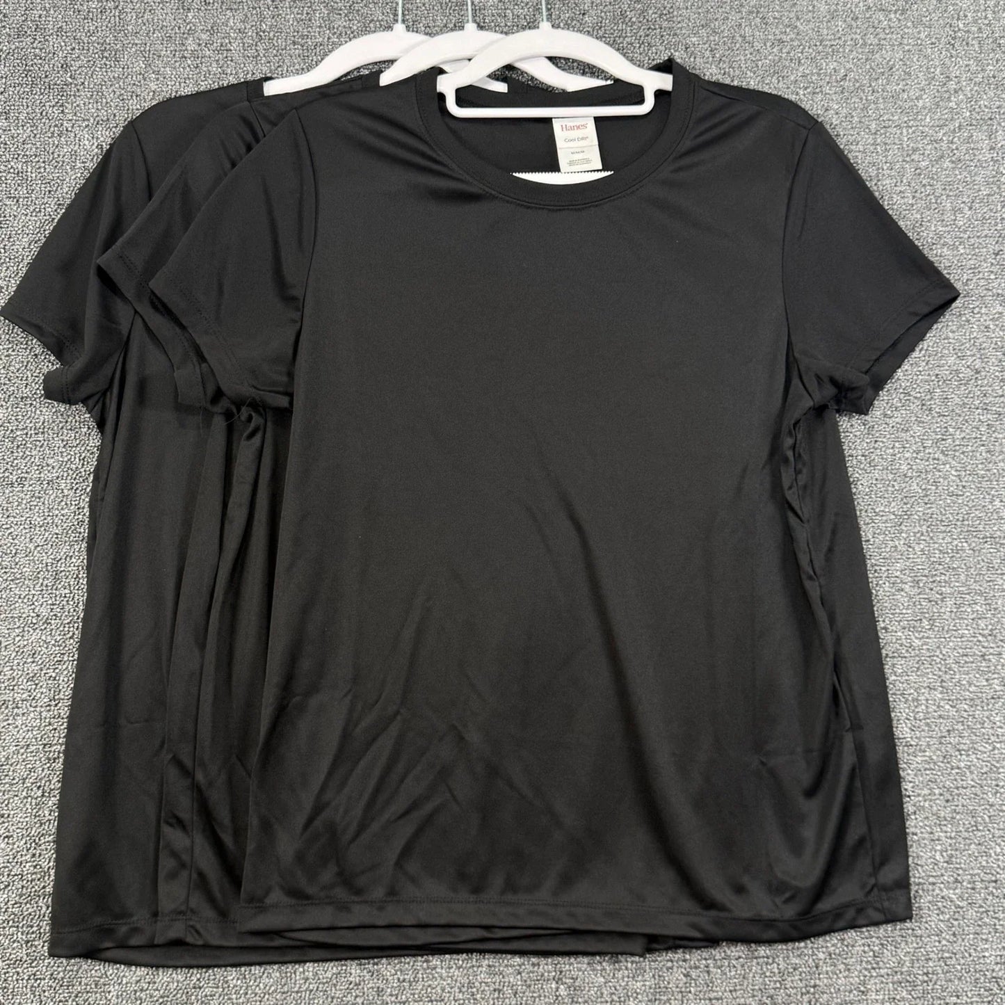 NEW Hanes Mens M Cool DRI Performance T-Shirts Black Moisture Wicking Gym 3 pack Unisex T-shirt, Sweatshirt, Hoodie, Long Sleeve Tee - T-Shirt, Sweatshirt, Hoodie