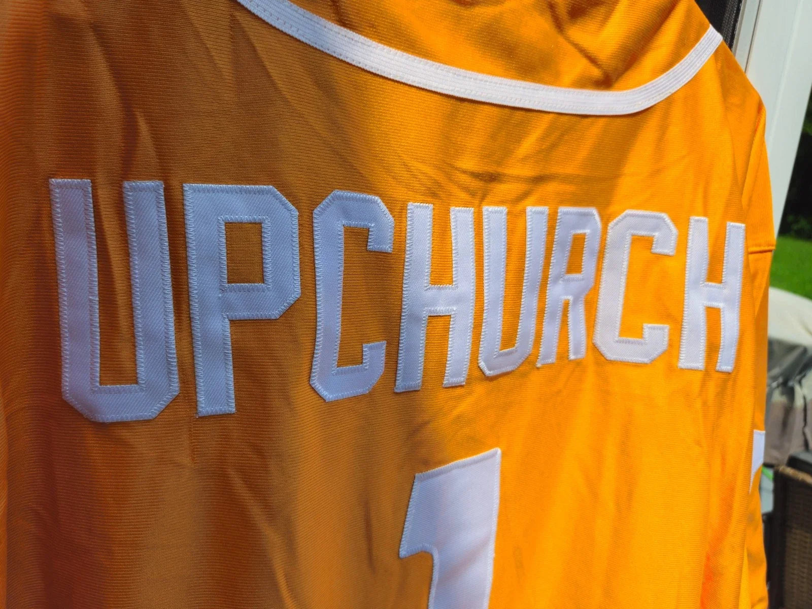 🔥🔥Ryan Upchurch Custom Vols #1 HB Jersey 🔥🔥 sports jersey product view 1