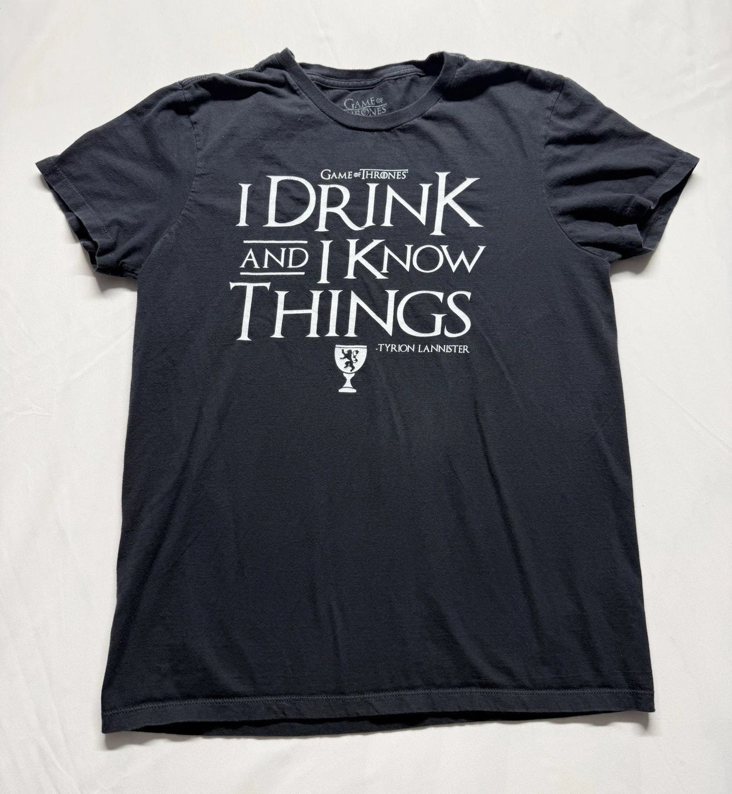 Game of Thrones Tyrion Quote T Shirt Mens M Black HBO Graphic Tee Unisex T-shirt, Sweatshirt, Hoodie, Long Sleeve Tee - T-Shirt, Sweatshirt, Hoodie
