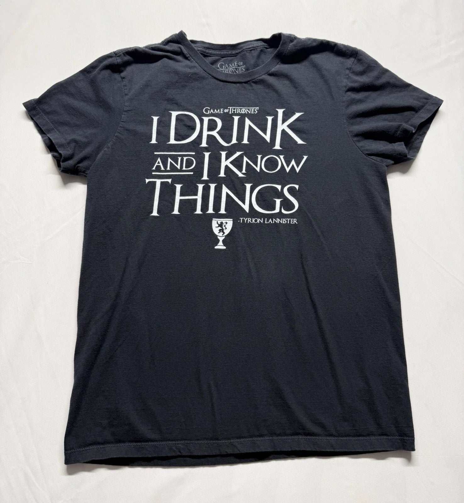 Game of Thrones Tyrion Quote T Shirt Mens M Black HBO Graphic Tee Unisex T-shirt, Sweatshirt, Hoodie, Long Sleeve Tee - T-Shirt, Sweatshirt, Hoodie