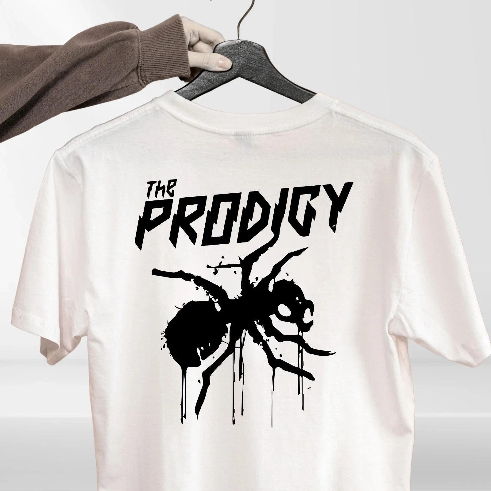 The Prodigy Spider Design On Round Neck Short Sleeve Unisex T-Shirt Unisex T-shirt, Sweatshirt, Hoodie, Long Sleeve Tee - T-Shirt, Sweatshirt, Hoodie