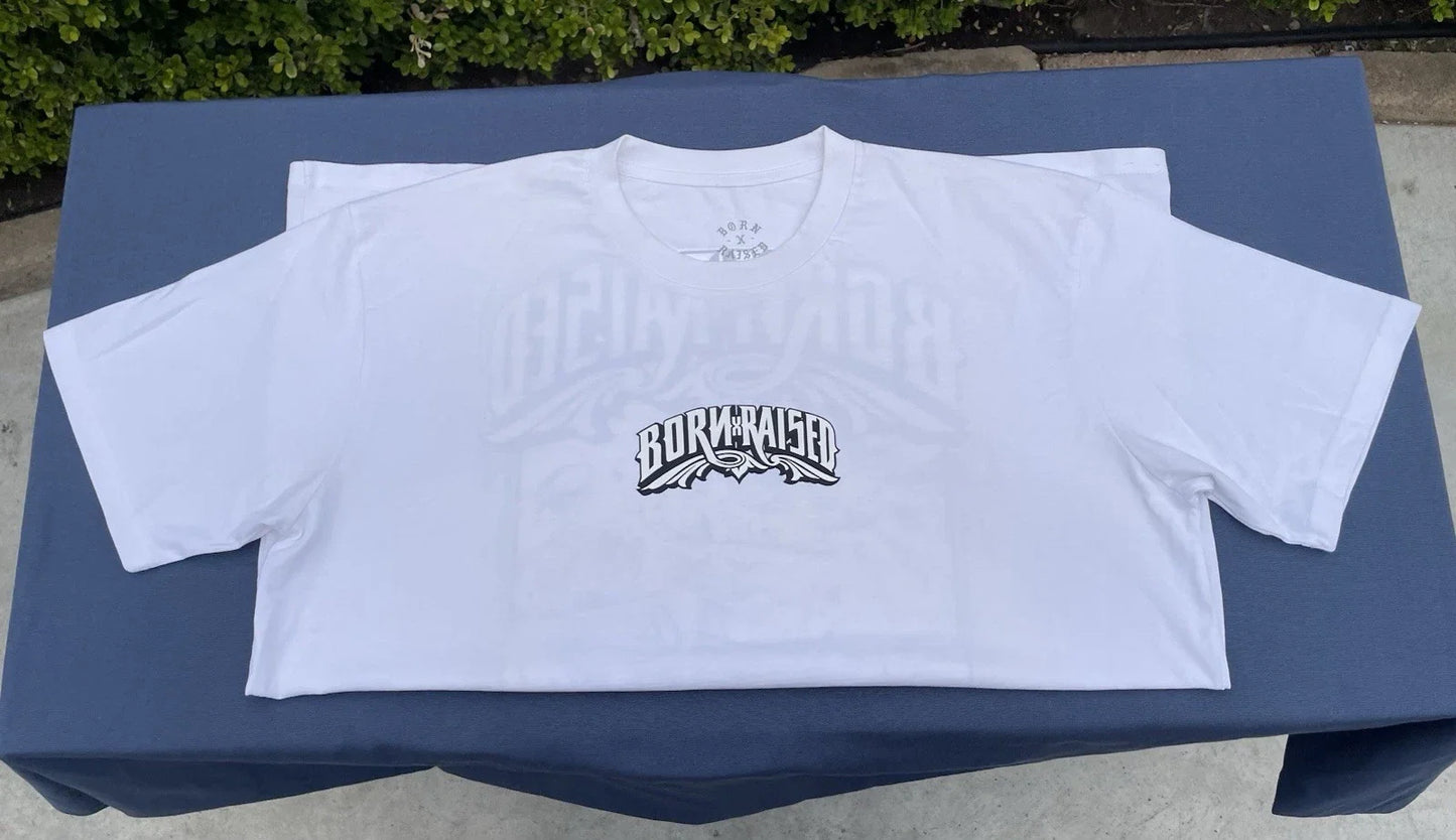 Born x Raised Mister Cartoon T-Shirt Size 2xl Pre-owned Excellent Condition Unisex T-shirt, Sweatshirt, Hoodie, Long Sleeve Tee - T-Shirt, Sweatshirt, Hoodie