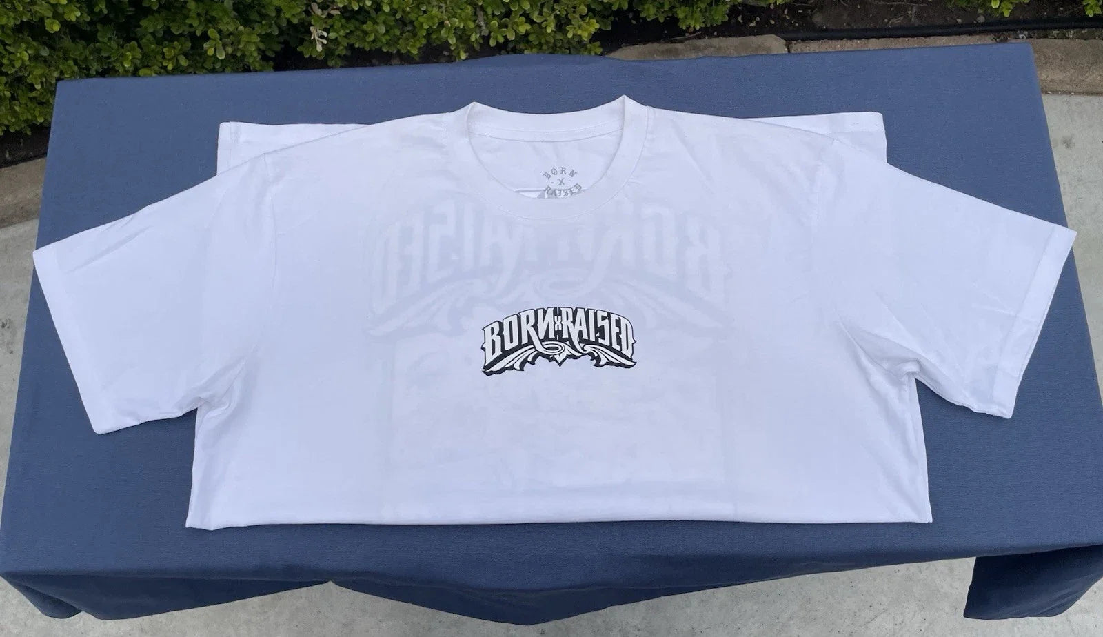 Born x Raised Mister Cartoon T-Shirt Size 2xl Pre-owned Excellent Condition Unisex T-shirt, Sweatshirt, Hoodie, Long Sleeve Tee - T-Shirt, Sweatshirt, Hoodie
