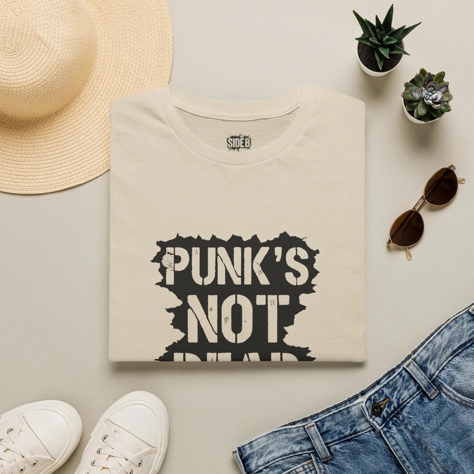 Punk's Not Dead T-Shirt | Punk Rock Graphic Tee | Music Metal Vintage Vibe Unisex T-shirt, Sweatshirt, Hoodie, Long Sleeve Tee - T-Shirt, Sweatshirt, Hoodie