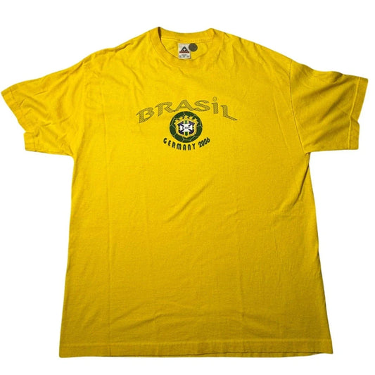 2006 World Cup Brasil Tee CBF Crest Germany Vintage Soccer tee Shirt Size XL Unisex T-shirt, Sweatshirt, Hoodie, Long Sleeve Tee - T-Shirt, Sweatshirt, Hoodie