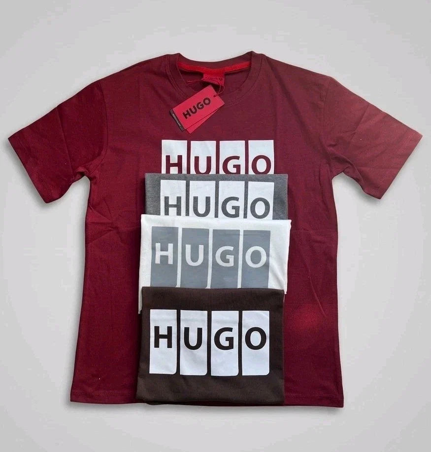 Hugo Graphic Print Men's T-shirt Crew Neck Regular Size Unisex T-shirt, Sweatshirt, Hoodie, Long Sleeve Tee - T-Shirt, Sweatshirt, Hoodie