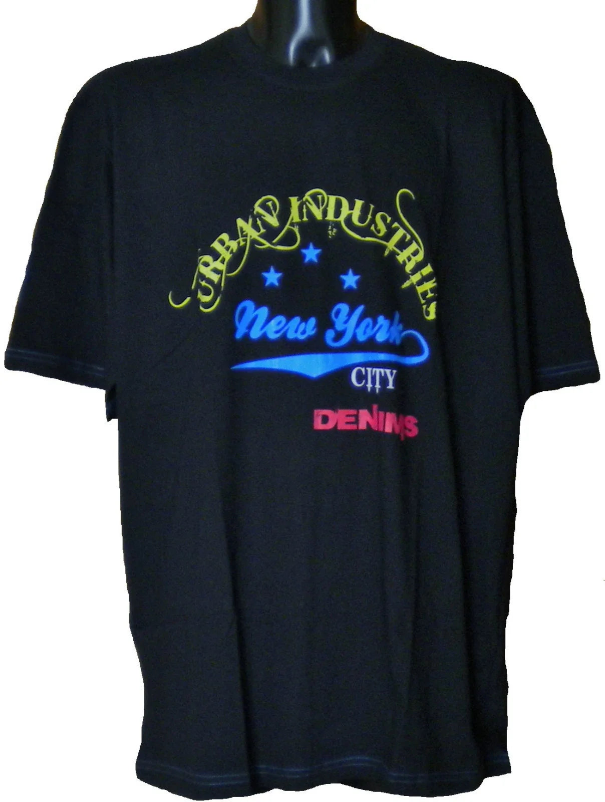Mens Big Size Black Brooklyn Urban Industries 3XL T Shirt - ALMOST GONE!! Unisex T-shirt, Sweatshirt, Hoodie, Long Sleeve Tee - T-Shirt, Sweatshirt, Hoodie